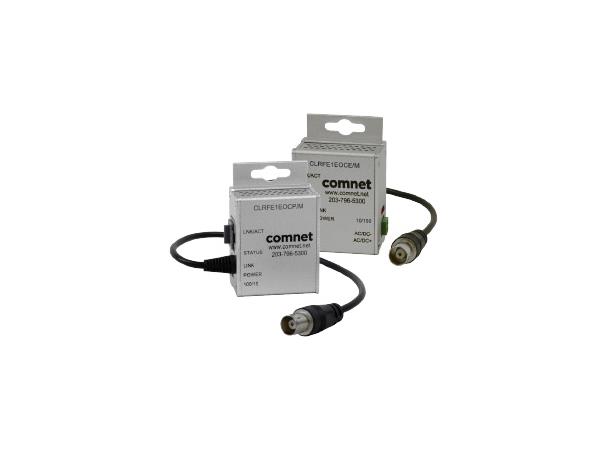 Single Channel Ethernet over Coax, DC/AC power 10/100Mbps,remote only Industrial
